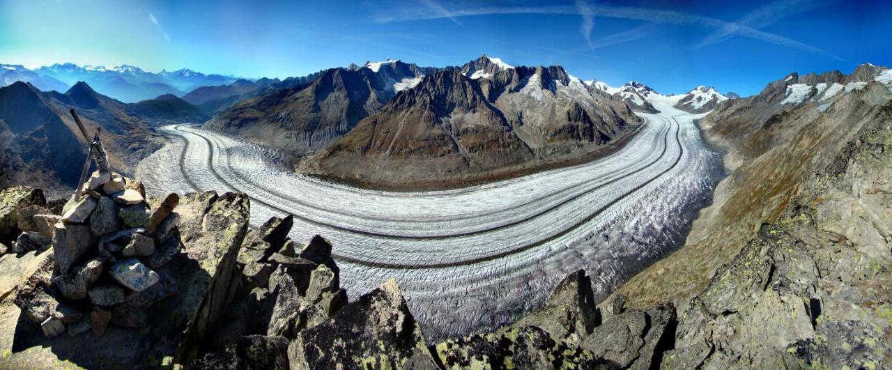 Hotel Restaurant Aletsch Mörel Exterior foto